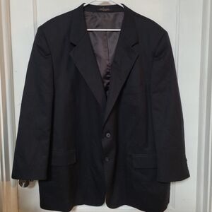 Botany 500 Classic Black Two-Button Sport Coat Blazer